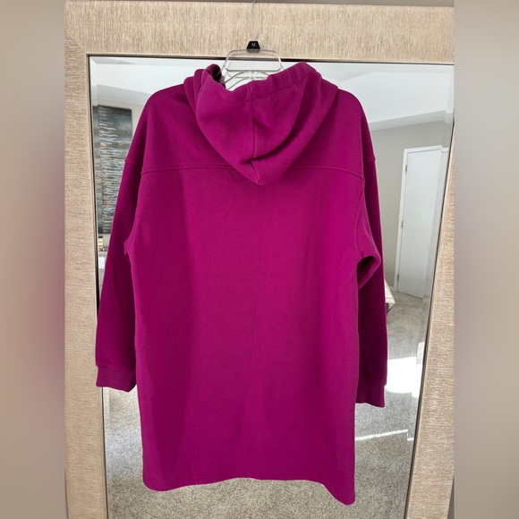 UGG Lucille Fleece Hoodie Dress Wild Violet Size Medium - Picture 5 of 10